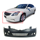 Primed Front Bumper Cover for 2010-2012 Nissan Altima Sedan Base SL SR S Hybrid