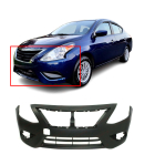 Primed Front Bumper Cover Fascia for 2015-2019 Nissan Versa FBM229KM0J NI1000299