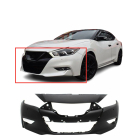 Primed Front Bumper Cover Fascia for 2016-2018 Nissan Maxima Platinum SL SR SV