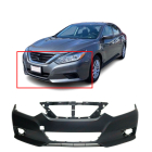 Primed Front Bumper Cover for 2016-2018 Nissan Altima 620229HS0H NI1000311