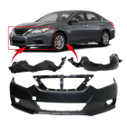 Bumper Cover & Fender Liner Kit for Nissan Altima 2016-2018