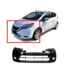 Primed Front Bumper Cover Fascia for 2017 2018 2019 Nissan Versa Note S SR SV SL