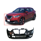 Front Bumper Cover For 2018-2020 Nissan Kicks S SR SV Sense 620225RB0J NI1000322