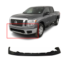 Front Upper Bumper Cover For 2017-2019 Nissan Titan Primed NI1014105