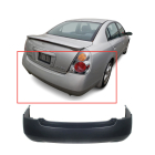 Rear Bumper Cover For 2002-2006 Nissan Altima 3.5L Base S SE SL Dual Exh