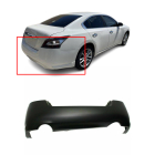 Rear Bumper Cover For 2009-2014 Nissan Maxima Primed 850229N00H NI1100264