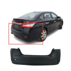 Rear Bumper Cover for 2013-2015 Nissan Sentra S SL SV 850223SH0J NI1100292