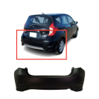 Primed Rear Bumper Cover Fascia for 2015 2016 2017 Nissan Versa Note S SL SR SV