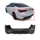 Rear Bumper Cover For 2020-2022 Nissan Sentra Primed NI1100338 W/Park Holes