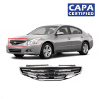 Grille Chrome W/Dark Gray Inst. for 2010 - 2012 Nissan Altima NI1200236 (CAPA)