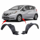 Set of 2 Fender Liners for Nissan Versa Note 2014-2019 NI1248141 NI1249141