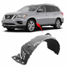 Front Left Driver Side Fender Liner For 2015-2019 Nissan Pathfinder NI1248161