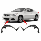 Set of 2 Fender Liners for Nissan Altima 2007-2013 NI1250135 NI1251135