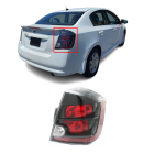 Right Passenger Side TailLight for NISSAN SENTRA 2007-2009 NI2801178 26550ET80C