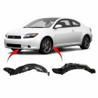 Set of 2 Fender Liners for Scion tC 2005-2010 SC1248105 SC1249104