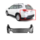 Rear Bumper Cover For 2019-2022 Subaru Forester W/ Park Holes Primed SU1100193