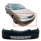 Primed Front Bumper Cover For 2002 2003 2004 Toyota Camry 02 03 04
