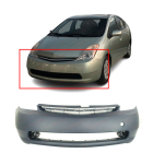 Primed Front Bumper Cover Fascia for 2004-2009 Toyota Prius 5211947903 TO1000274