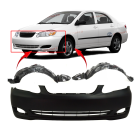 Bumper Cover & Fender Liner Kit for Toyota Corolla 2005-2008