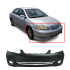 Primed Front Bumper Cover for 2005-2008 Toyota Corolla Sedan S XRS 521190Z939