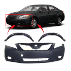 Bumper Cover & Fender Liner Kit for Toyota Camry 2007-2009