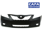 Primed Front Bumper Cover For 2007-2009 Toyota Camry Base LE XLE CE Hybrid CAPA