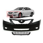 Front Bumper Cover and Grille Kit For Toyota Camry 2007-2009 Hybrid TO1000329