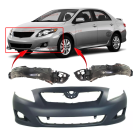 Bumper Cover & Fender Liner Kit for Toyota Corolla 2009-2010