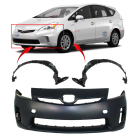 Bumper Cover & Fender Liner Kit for Toyota Prius 2010-2011