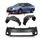Bumper Cover & Fender Liner Kit for Toyota Camry 2012-2014