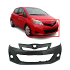 Front Bumper Cover For 2012-2014 Toyota Yaris Hatchback Primed TO1000391