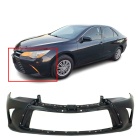 Primed Front Bumper Cover Fascia for 2015 2016 2017 Toyota Camry 15 16 17