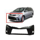 Front Bumper Cover for 2018-2019 Toyota Sienna CE LE SE XLE 5211908905 TO1000442