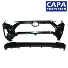 Front Bumper Cover Kit For 2019-2023 Toyota RAV4 W/Park Hls TO1000450 CAPA