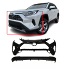 Front Bumper Cover Kit For 2019-2023 Toyota RAV4 W/Park Hls. TO1000452