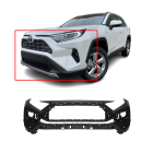 Front Bumper Cover For 2019-2023 Toyota RAV4 W/Sensor Holes Primed TO1000454