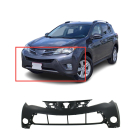 Front Upper Bumper Cover for 2013-2015 Toyota RAV4 LE XLE USA Built