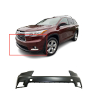 Front Upper Bumper Cover for 2014-2016 Toyota Highlander w/Fog Light Holes