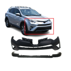 Front Bumper Cover Kit for 2016-2018 Toyota RAV4 TO1014105 TO1095207