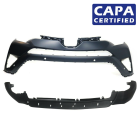 Front Bumper Cover Kit for 2016-2018 Toyota RAV4 W/Park Hls TO1014106 CAPA