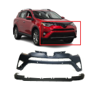 Front Bumper Cover Kit for 2016-2018 Toyota RAV4 W/Park TO1014106 TO1095207