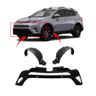 Bumper Cover & Fender Liner Kit for Toyota RAV4 2016-2018