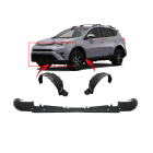 Bumper Cover & Fender Liner Kit for Toyota RAV4 2016-2018