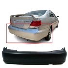 Primed Rear Bumper Cover Replacement for 2002-2006 Toyota Camry USA 02-06
