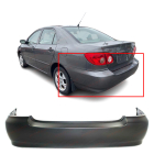 Rear Bumper Cover For 2003-2008 Toyota Corolla Sedan 5215902911 TO1100208