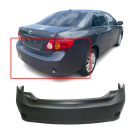 Rear Bumper Cover For 2009-2010 Toyota Corolla W/O Park Holes Primed TO1100268