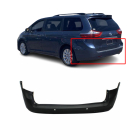Rear Bumper Cover For 2011-2017 Toyota Sienna W/Park Holes Primed TO1100285