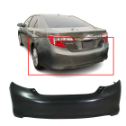 Primed Rear Bumper Cover for 2012-2014 Toyota Camry Hybrid LE L XLE 5215906961