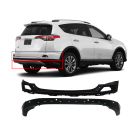 Rear Bumper Cover Kit For Toyota RAV4 2016-2018 W/Park TO1114102 TO1115113