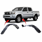Set of 2 Fender Liners for Toyota Tacoma 2005-2011 TO1248135 TO1249135